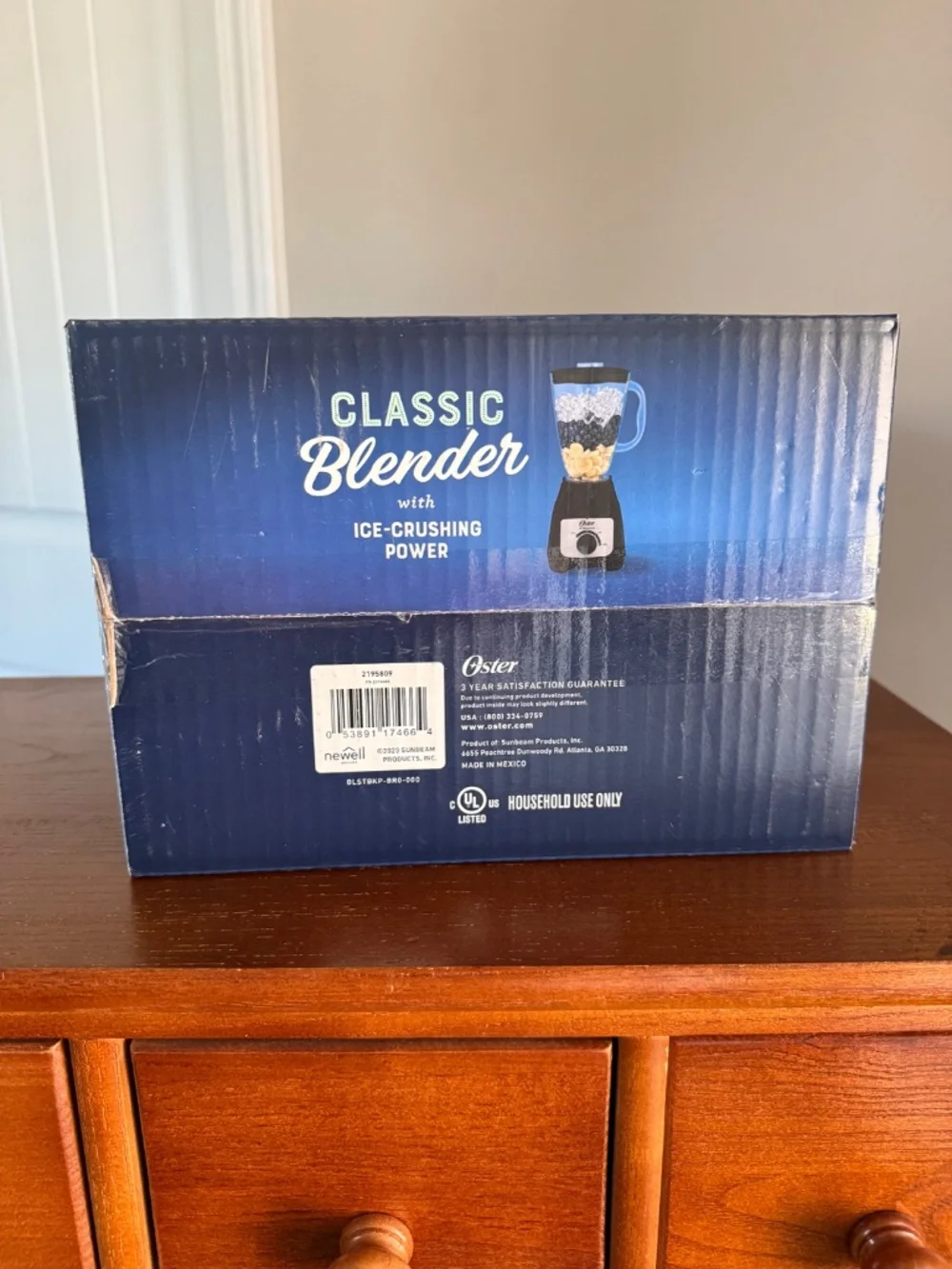 Oster Classic Blender 700W 6 Cup 3 Speed Ice Crushing NIB